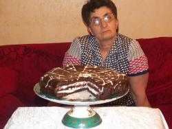 Шоколадно-творожный торт