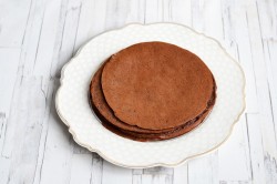 Шоколадные блины на молоке