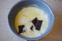 Брауни с творогом и вишней