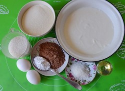 название картинки Шоколадный манник на кефире
