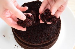 Шифоновый бисквит шоколадный