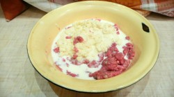 название картинки Штрудель мясной слоеный на молоке