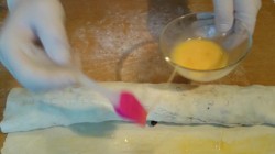 название картинки Штрудель яблочный классический из слоеного теста