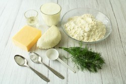 Сырные лепёшки на кефире