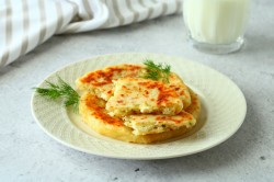 Сырные лепёшки на кефире