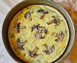 название картинки Сырный пирог Киш Лорен с грибами