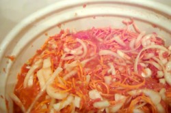 Скумбрия на зиму с овощами, рыбный салат