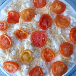 Скумбрия запеченная с овощами в сливках в духовке