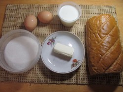 название картинки Сладкие гренки с яйцом и молоком
