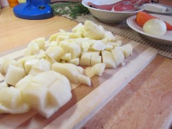 Сливочная финская уха из любой красной рыбы - шаг 2 Сливочная финская уха из любой красной рыбы - шаг 2