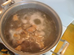 Сливочная финская уха из любой красной рыбы - шаг 7 Сливочная финская уха из любой красной рыбы - шаг 7