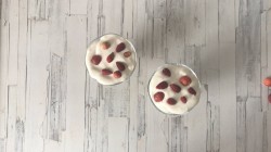 Суфле из сливок и желатина с земляникой - шаг 10 Суфле из сливок и желатина с земляникой - шаг 10