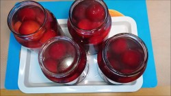 Консервированные сливы в сахарном сиропе на зиму заготовки