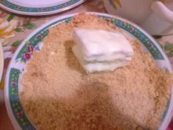 название картинки Пирожные из слоеного теста с масляным кремом на сгущенном молоке