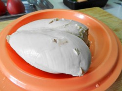 название картинки Слоеные конвертики с курицей и грибами