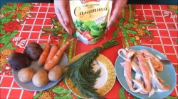 Слоеный салат Лосось на шубе - шаг 1