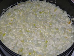 Салат Мой генерал с курицей слоеный