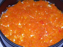 Салат Мой генерал с курицей слоеный