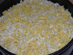 Салат Мой генерал с курицей слоеный