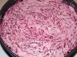 Салат Мой генерал с курицей слоеный