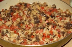 Слойки из слоеного теста с мясом Панама-мама