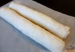 Слойки-сердечки с сыром