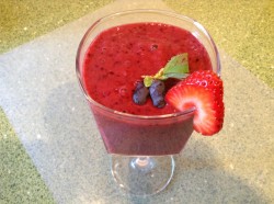 Смузи с жимолостью