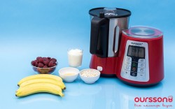 Смузи с овсяными хлопьями и бананом