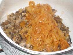 Солянка с грибами и капустой