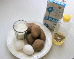 Сосиски из картофеля