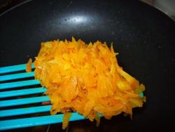 название картинки Горячая закуска - соте из баклажанов с помидорами и перцем