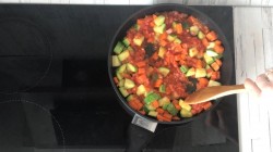 Соте из кабачков