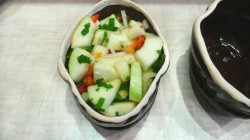 Соус с кабачками и картошкой