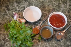 название картинки Томатный соус с кинзой