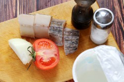 название картинки Спинки трески в духовке