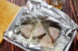 название картинки Спинки трески в духовке