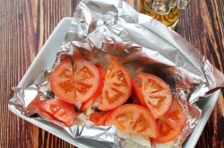 название картинки Спинки трески в духовке