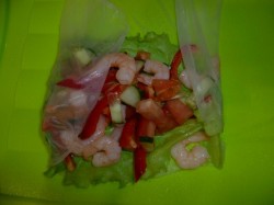 Спринг роллы с креветками