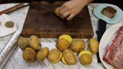 Стейки и Картошка Запеченная На Углях На Мангале