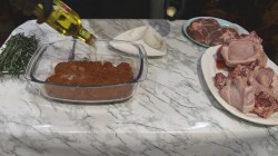 Стейки и Картошка Запеченная На Углях На Мангале