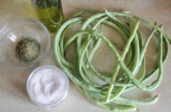 Стручковая фасоль в духовке