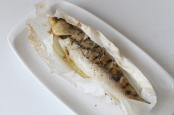 название картинки Судак в духовке целиком