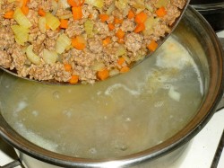 название картинки Суп из говяжьего фарша