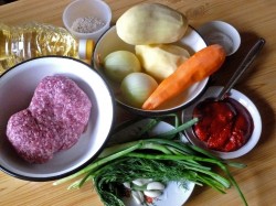 название картинки Суп из говяжьего фарша