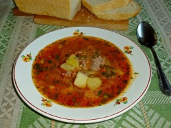 название картинки Суп из говяжьего фарша