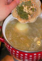 Суп из рыбных консервов сайра