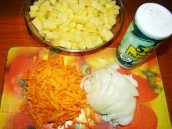 название картинки Суп из тушенки с картошкой