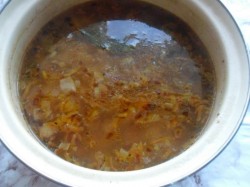 Суп из замороженных белых грибов