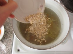 Суп крестьянский с овсяными хлопьями