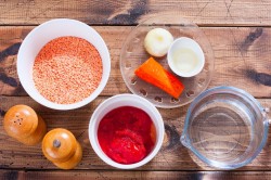 Суп-пюре из чечевицы